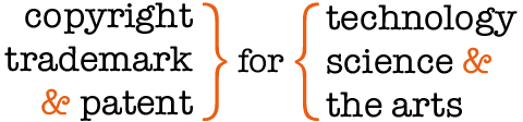 copyright trademark & patent